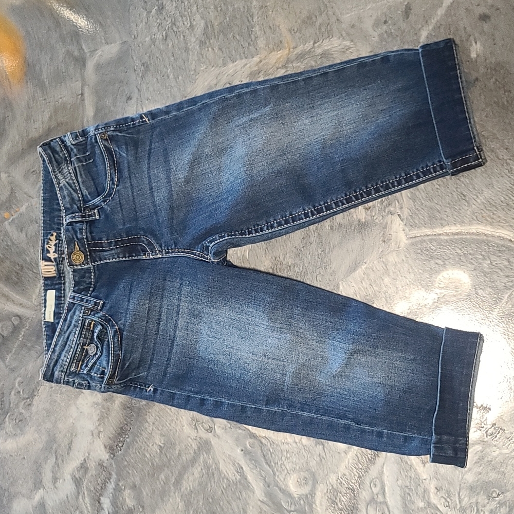 KUT FROM THE KLOTH Natalie Crop Distressed Capri Jeans Size 8